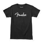 Fender Logo T-Shirt - Black, Large