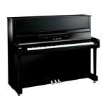 Yamaha b-Series b3 Studio Upright - 48" Polished Ebony with Chrome