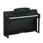Yamaha Clavinova CSP-170 Natural Wood X Tablet Controlled Smart Piano - Matte Black