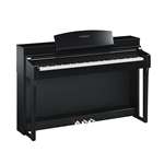 Yamaha Clavinova CSP-170 Natural Wood X Tablet Controlled Smart Piano - Polished Ebony