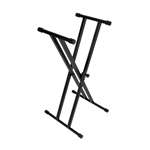 On-Stage Stands KS7191 Double-X Keyboard Stand with Welded Construction
