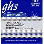 GHS BNRM Burnished Nickel Roundwound Medium Electric Guitar Strings