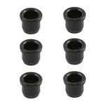 Allparts AP-0189-003 Vintage Reproduction Smooth String Ferrules - Black (Set of 6)