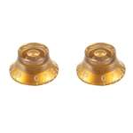 Allparts PK-0140-032 Vintage Style Bell Knobs - Gold (Pair)