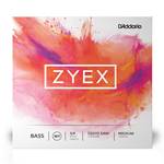 D'Addario Zyex Double Bass String Set - 3/4 Scale Medium Tension