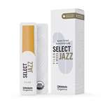 D'Addario Organic Select Jazz Baritone Saxophone Reeds - Strength 2 Hard (Filed) Box of 5