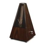 Wittner Maelzel Pyramid Metronome - Walnut Plastic Casing and Clear Smoke Cover Without Bell
