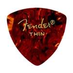 Fender 346 Shape Classic Celluloid Picks (Thin) - Tortoise Shell 12 Pack
