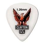 Clayton Standard Shape Acetal Pick 1.26mm - 12 Pack
