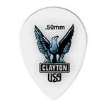 Clayton Teardrop Shape Acetal Pick .50mm - 12 Pack