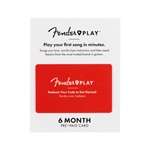 Fender Play 6 Month Subscription Prepaid Lessons Card