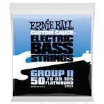 Ernie Ball 2804 Group II 4-String Flatwound Electric Bass Guitar Strings - Medium (50-105)
