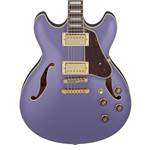 Ibanez Artcore Series AS73G Semi-hollowbody Electric Guitar -  Metallic Purple Flat with Rosewood Fingerboard