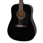 Fender CD-60S Dreadnought - Black with Walnut Fingerboard
