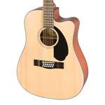 Fender CD-60SCE Dreadnought 12-string - Natural with Walnut Fingerboard