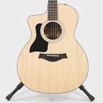 Taylor 114ce (Left-Handed) Grand Auditorium Cutaway Acoustic-Electric Guitar  - Spruce Top with Layered Walnut Back and Sides