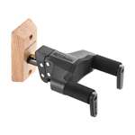Hercules GSP38BW PLUS Auto Grip System (AGS) Wall Mount Guitar Hanger - Wood Base, Short Arm