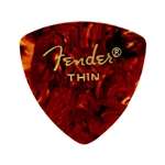 Fender 346 Shape Classic Celluloid Picks (Thin) - Tortoise Shell 12 Pack