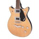 Gretsch G5222 Electromatic Double Jet BT with V-Stoptail - Aged Natural with Laurel Fingerboard