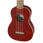 Fender Venice Soprano Uke - Cherry, Walnut Fingerboard