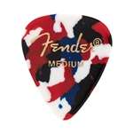 Fender 1980351850 - 351 Shape, Medium Celluloid Picks, Confetti, 12  Count