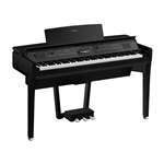 Yamaha Clavinova CVP-809 GrandTouch Entertainment Smart Piano - Matte Black