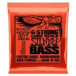 Ernie Ball 2838 Slinky Nickel Round Wound 6-String Electric Bass Strings