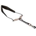 Protec 19-24" Leather Saxophone Neckstrap with Metal Snap and Comfort Bar