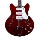 Vox Bobcat S66 Hollowbody Electric Guitar - Classic Red