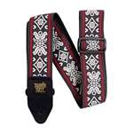 Ernie Ball Jacquard Strap - Blackjack Red