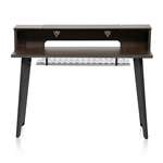 Gator Elite Furniture Series 61-Note Keyboard Table - Dark Walnut Brown Finish