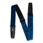 Lock-It Crushed Velvet 2in Locking Strap - Blue