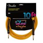 Fender Professional Glow in the Dark Cable - 10ft Orange