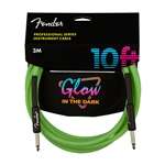 Fender Professional Glow in the Dark Cable - 10ft
 Green