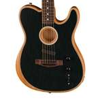 Fender Acoustasonic Player Telecaster - Brushed Black with Rosewood Fingerboard