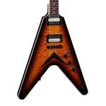 Dean V X Quilt Maple Trans Brazilia with Rosewood Fingerbaord