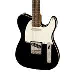 Fender Classic Vibe Baritone Custom Telecaster - Black with Laurel Fingerboard & Parchment Pickguard