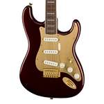 Squier 
40th Anniversary Stratocaster Gold Edition - Ruby Red Metallic with Laurel Fingerboard