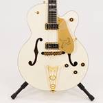 Gretsch G6136-55 Vintage Select Edition '55 Falcon Hollow Body with Cadillac Tailpiece, TV Jones - Solid Spruce Top Vintage White Lacquer