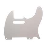 Allparts PG-0560-025 5-Hole Pickguard for Telecaster - White 1-Ply