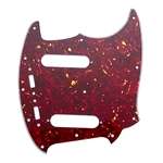 Allparts PG-0581-044 12-Hole Pickguard for Mustang - Red Tortoise 3-Ply