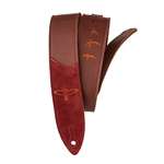 PRS Premium Leather Strap - Burgundy