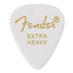 Fender Classic Celluloid 351 Shape - White Extra Heavy (12 Pack)