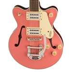 Gretsch G2655T Streamliner Center Block Jr. Double-Cut with Bigsby - Coral with Laurel Fingerboard