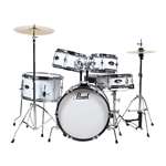 Pearl Roadshow RSJ465/C Complete Jr. Drumkit with Hardware and Cymbals - Pure White