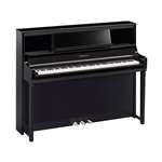 Yamaha Clavinova CSP-295 GrandTouch with Wooden Keys Tablet Controlled Smart Piano - Polished Ebony Tall Cabinet