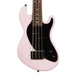 Kala UBASS-SB-LP-FS Short Scale Solid Body Fretted U-Bass - Pale Pink with Laurel Fingerboard