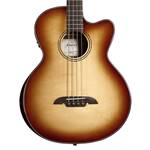 Alvarez Artist Elite Series AEB70ce Armrest Shadowburst Acoustic-Electric Bass Guitar - Spruce Top with Rosewood Back and Sides