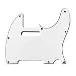 Allparts PG-0562-035 8-Hole Pickguard for Telecaster - White 3-Ply