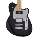Reverend Double Agent OG - Midnight Black with Roasted Maple Fingerboard